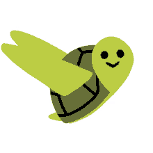 turtle flying