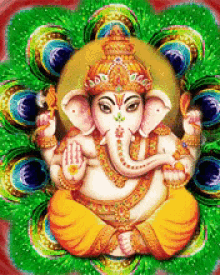 Ganesh शुभप्रभात GIF