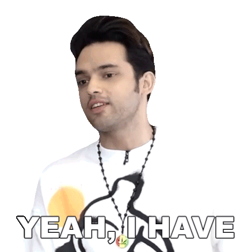 Yeah I Have Parth Samthaan Sticker - Yeah I Have Parth Samthaan Pinkvilla Stickers