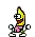 a pixel art drawing of a pencil with arms and legs .