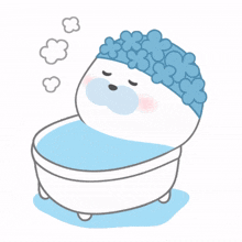 taking bathtub