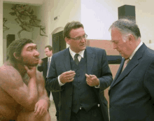 Two Intellectuals Talking Jungle Man GIF - Two Intellectuals Talking Jungle Man Intellectuals GIFs