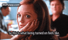 So This Is What Being Turned On Feels Like..Gif GIF - So This Is What Being Turned On Feels Like. Face Person GIFs
