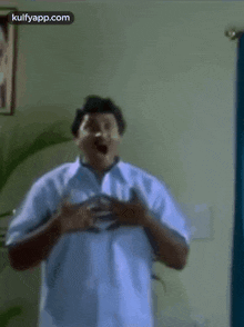 Sunil Shock Expression.Gif GIF - Sunil Shock Expression Funny Telugu GIFs