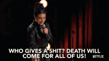 Who Gives A Shit Death Will Come For All Of Us GIF - Who Gives A Shit Death Will Come For All Of Us Who Cares GIFs