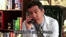 Medicine Is Not Science Phone GIF - Medicine Is Not Science Phone Argue GIFs