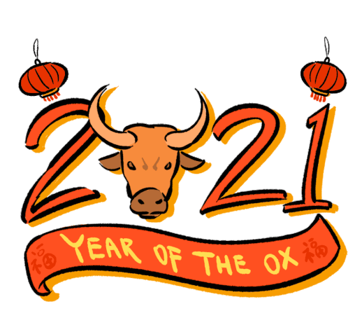 Chinese New Year Year Of The Ox Sticker - Chinese New Year Year Of The Ox Happy Chinese New Year Stickers