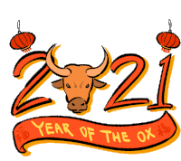 Chinese New Year Year Of The Ox Sticker - Chinese New Year Year Of The Ox Happy Chinese New Year Stickers
