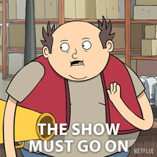 The Show Must Go On Marv Higgins GIF