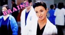 Greys Anatomy Amelia Shepherd GIF - Greys Anatomy Amelia Shepherd Brainz GIFs