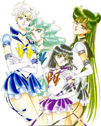 Sailor Moon Space Sticker - Sailor Moon Space Manga Stickers