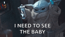 Mandalorian Baby Yoda GIF - Mandalorian Baby Yoda Whee GIFs