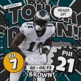a poster that says " suddenly touch down " and " heads up "