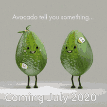 Avocado Tell You Something GIF - Avocado Tell You Something Coming July2020 GIFs