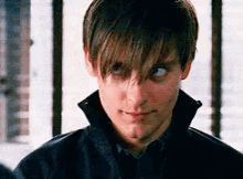 Mom I Just Really Need To Focus On My Art Right Now GIF - Tobymaguire Spiderman Hairflip GIFs