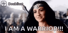 I Am A Warrior Fighter GIF