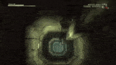 a video game called snake is being played in a dark room
