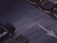 a cartoon drawing of a red car with the letter p on it