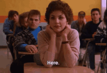 Present GIF - Audrey Horne Twin Peaks Here GIFs