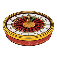 a drawing of a roulette wheel that says mahegan sun on the bottom