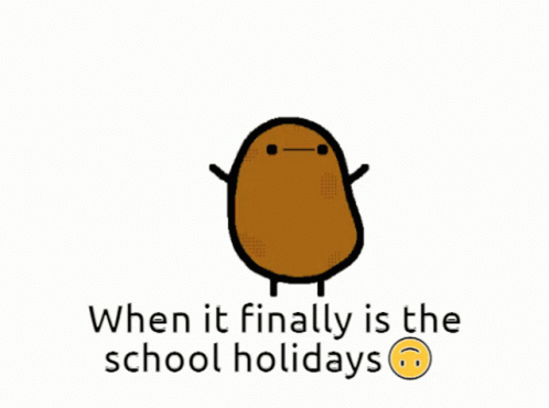 School Holidays Potato Dancing GIF - School Holidays Potato ...