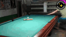 a pool table with the words introverts on the bottom
