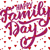 Happy Family Day Sticker - Happy Family Day Stickers