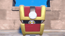 Pokemon Scarlet And Violet Gimmighoul GIF - Pokemon Scarlet And Violet Gimmighoul Chest Form GIFs