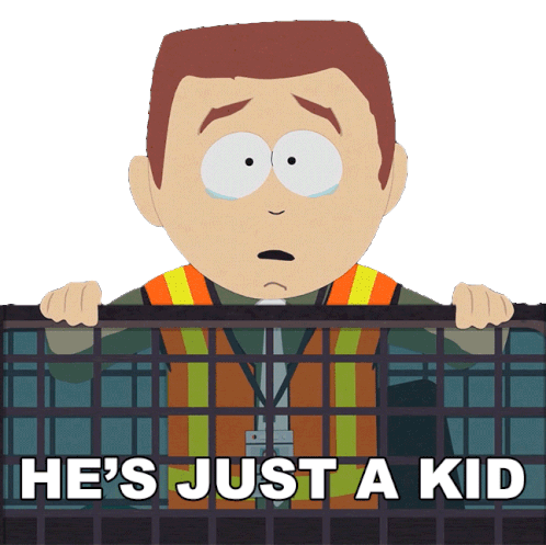 Hes Just A Kid Stephen Stotch Sticker - Hes Just A Kid Stephen Stotch South Park Stickers