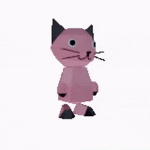 Cat Low Poly GIF - Cat Low Poly Fly Away GIFs