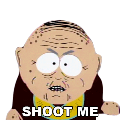 Shoot Me Marvin Marsh Sticker - Shoot Me Marvin Marsh South Park Stickers