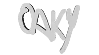 a 3d rendering of the word oaky