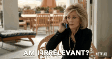 Irrelevant Depressed GIF - Irrelevant Depressed Grace And Frankie GIFs