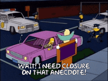 Simpsons Wait I Need Closure On That Anecdote GIF - Simpsons Wait I Need Closure On That Anecdote GIFs