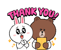 Thank You Thanks Sticker - Thank You Thanks Brown Stickers