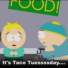 Its Taco Tuesday Eric Cartman GIF - Its Taco Tuesday Eric Cartman Butters Stotch GIFs