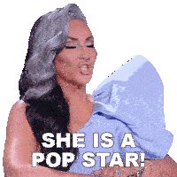 She Is A Pop Star Michelle Visage Sticker - She Is A Pop Star Michelle Visage Queen Of The Universe Stickers