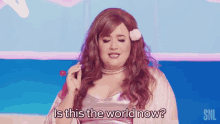 Is This The World Now Aidy Bryant GIF - Is This The World Now World Aidy Bryant GIFs