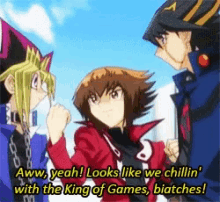Yugioh Chilling With King Of Games GIF - Yugioh Chilling With King Of Games Abridged GIFs