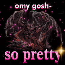 Omy Gosh So Pretty Demon Prince GIF - Omy Gosh So Pretty Demon Prince Dark Souls GIFs