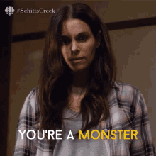 Youre A Monster Emily Hampshire GIF