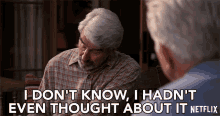 I Dont Know I Hadnt Even Thought About It Sam Waterston GIF - I Dont Know I Hadnt Even Thought About It Sam Waterston Sol Bergstein GIFs