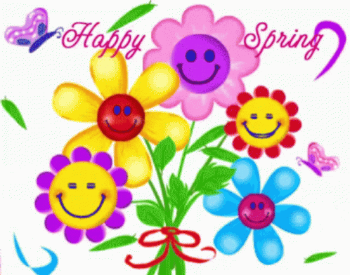 Happy Spring Spring Time GIF - Happy Spring Spring Time Spring Forward GIFs