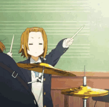 ritsu anime ready drums play