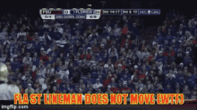 Football Fla St Lineman Does Not Move GIF