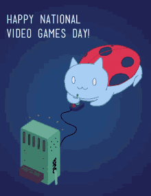 Happy National Video Games Day Happy Video Games Day GIF