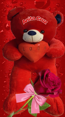 Buy Cute Red Teddy Bear Wallpapers | UP TO 58% OFF