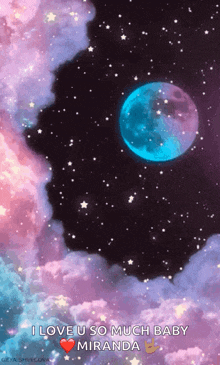 Stars Moon GIF