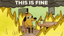 This Is Fine Its Fine GIF - This Is Fine Its Fine Everything Is Fine GIFs