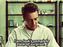 I am Jack&#39;s complete lack of surprise.